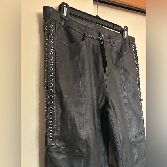 Topshop Leather Pants - Picture 3 of 7